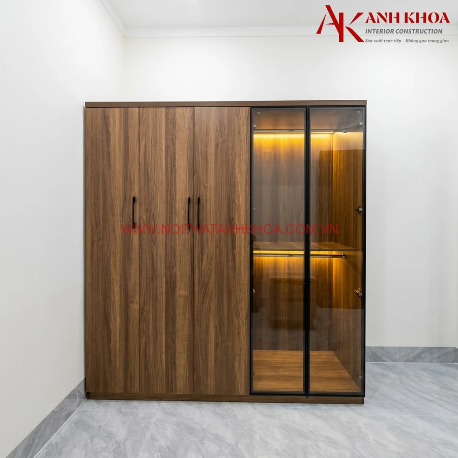 Tủ Áo Cánh Kính Mẫu Mã Đẹp Hiện Đại