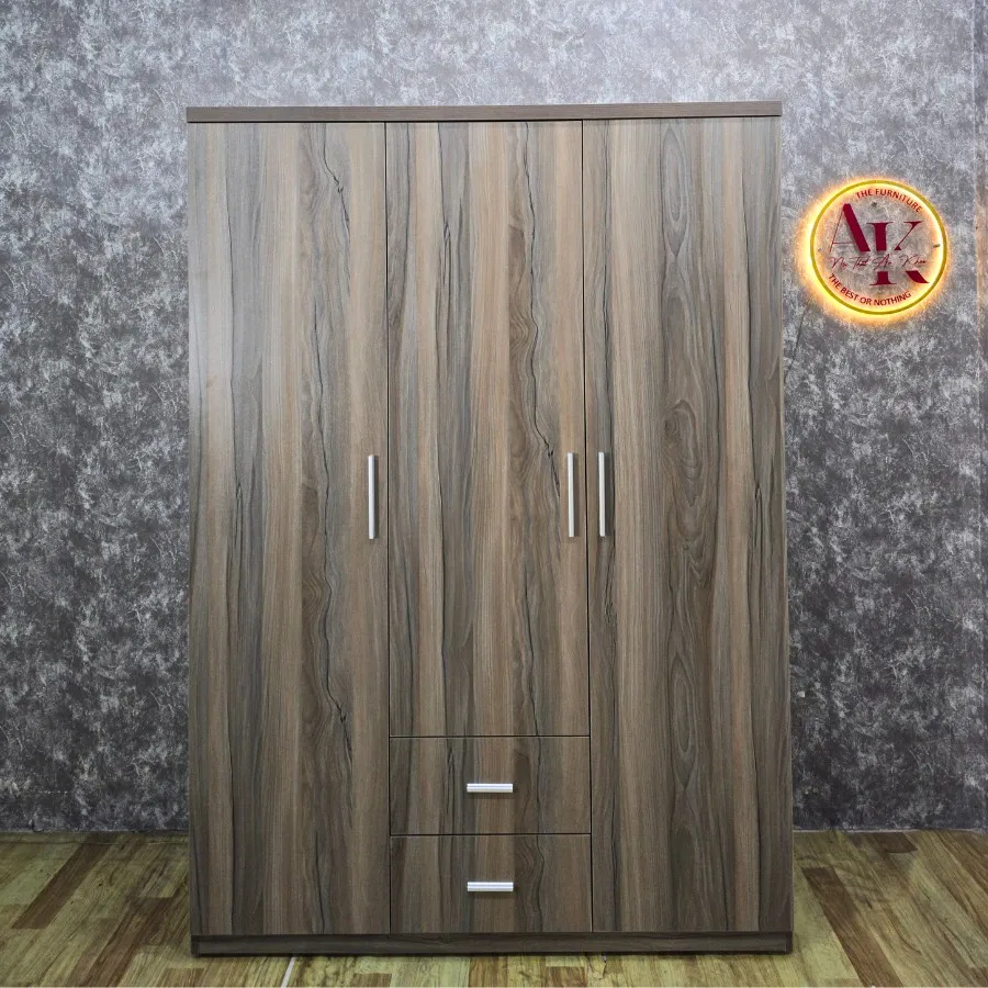 Tủ Áo 3 Cánh Gỗ Công Nghiệp Màu Vân Gỗ Đẹp Giá Rẻ