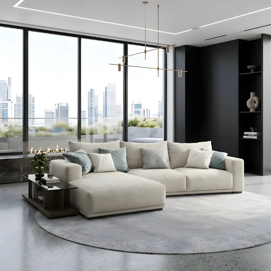 Bàn Ghế Sofa Chữ I Hiện Đại Cao Cấp