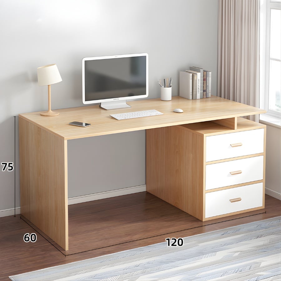 Bàn Học Cho Bé Tiểu Học Gỗ Công Nghiệp