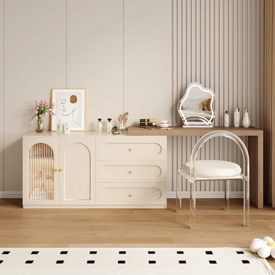 Bàn Trang Điểm Kết Hợp Chổ Làm Việc Hiện Đại Tiện Nghi