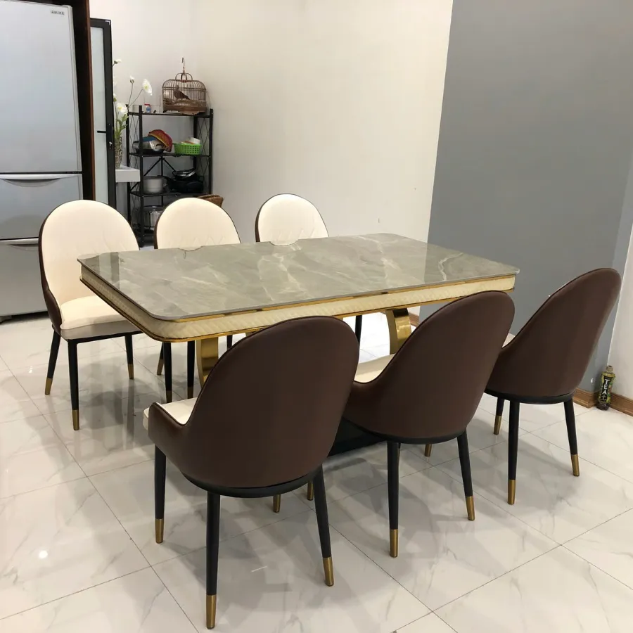 Bộ Bàn Ăn Thông Minh 6 Ghế Sang Trọng