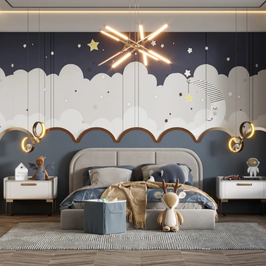 Bộ Combo Nội Thất Phòng Ngủ Cho Bé Trai Hiện Đại