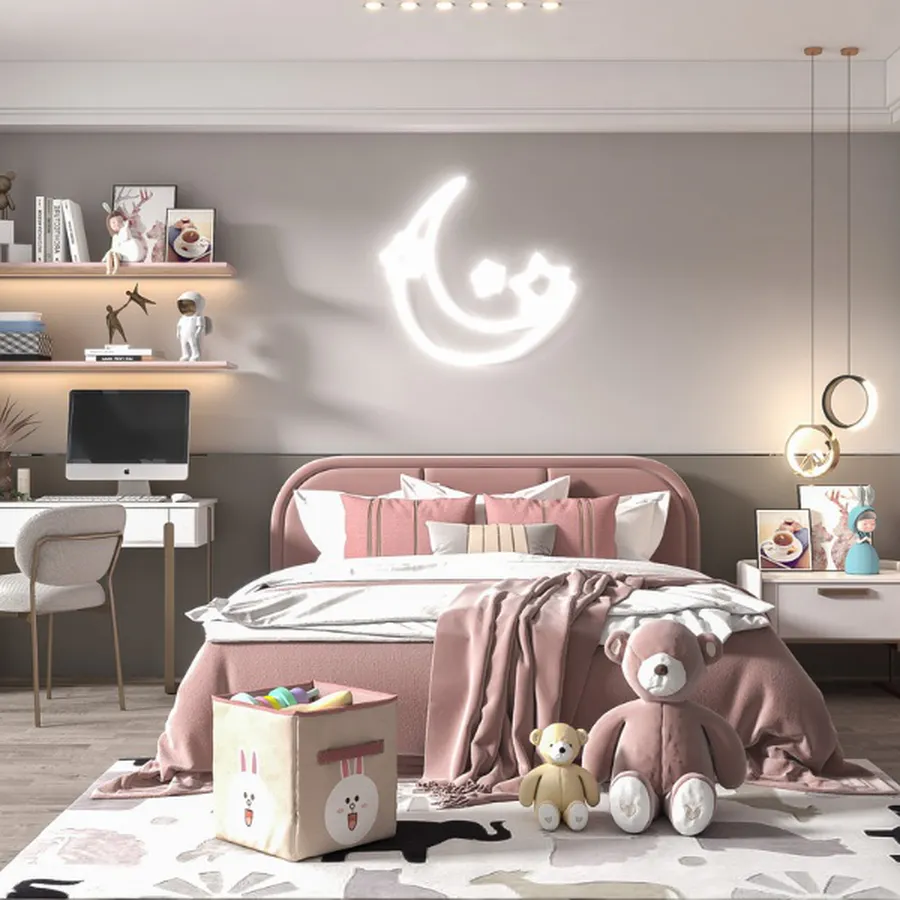 Bộ Phòng Ngủ Cho Con Gái Đẹp Hiện Đại