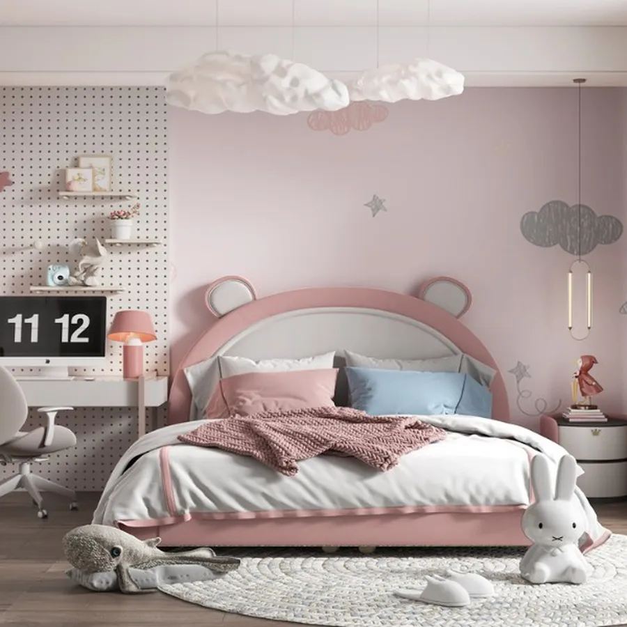 Combo Phòng Ngủ Bé Gái Màu Hồng Đẹp Mê Ly