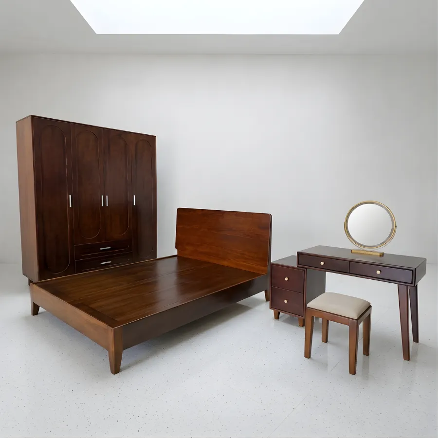 Combo Phòng Ngủ Gỗ Tự Nhiên Cao Cấp Hiện Đại