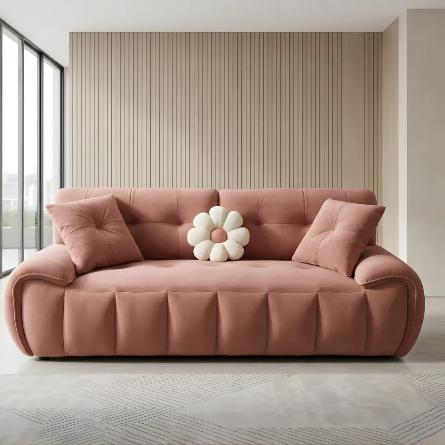 Ghế Sofa Đơn Hiện Đại Màu Nâu Đất