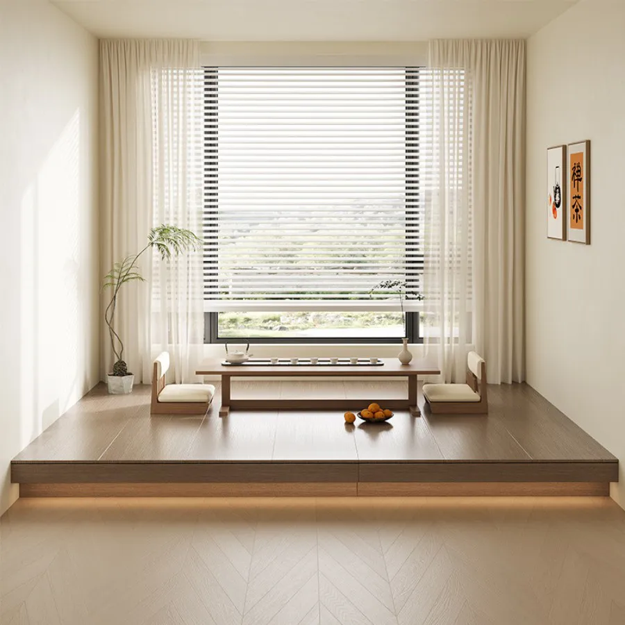 Giường Bục Phòng Khách Phong Cách Nhật Bản