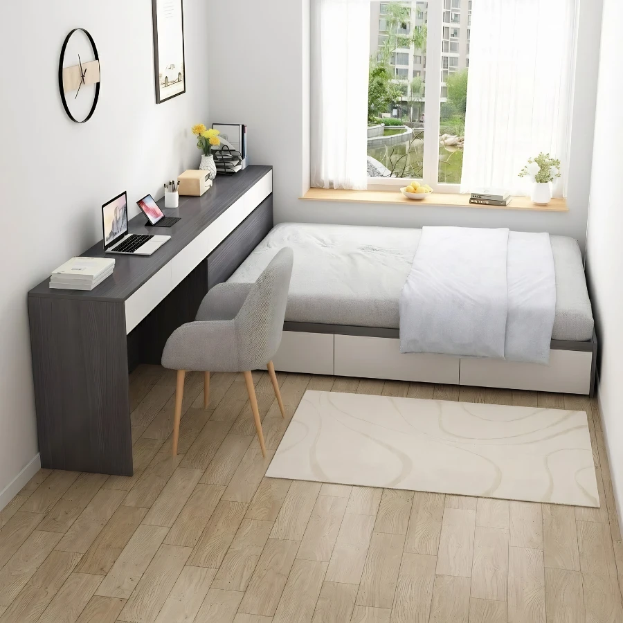 Giường Ngủ Kết Hợp Bàn Học Tiện Nghi Chất Lượng
