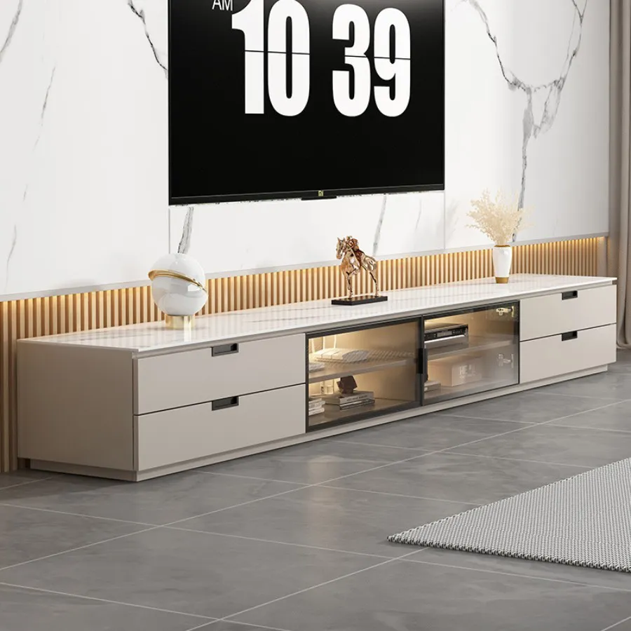 Kệ Tivi Trang Trí Phòng Khách Gỗ Công Nghiệp Hiện Đại