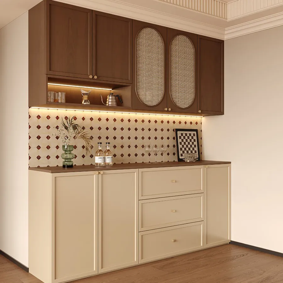 Kệ Tủ Chén Để Đồ Khô Gỗ Công Nghiệp