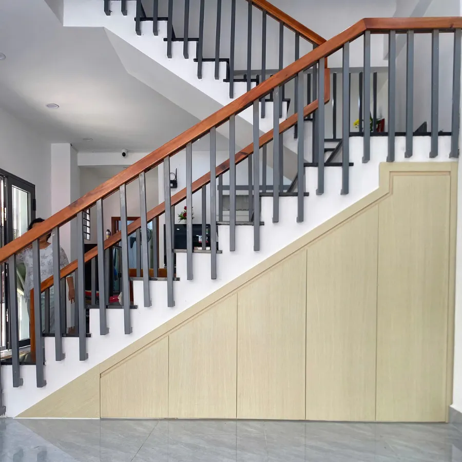 Khung Cánh Tủ Cầu Thang Gỗ Công Nghiệp Đẹp Tiện Nghi