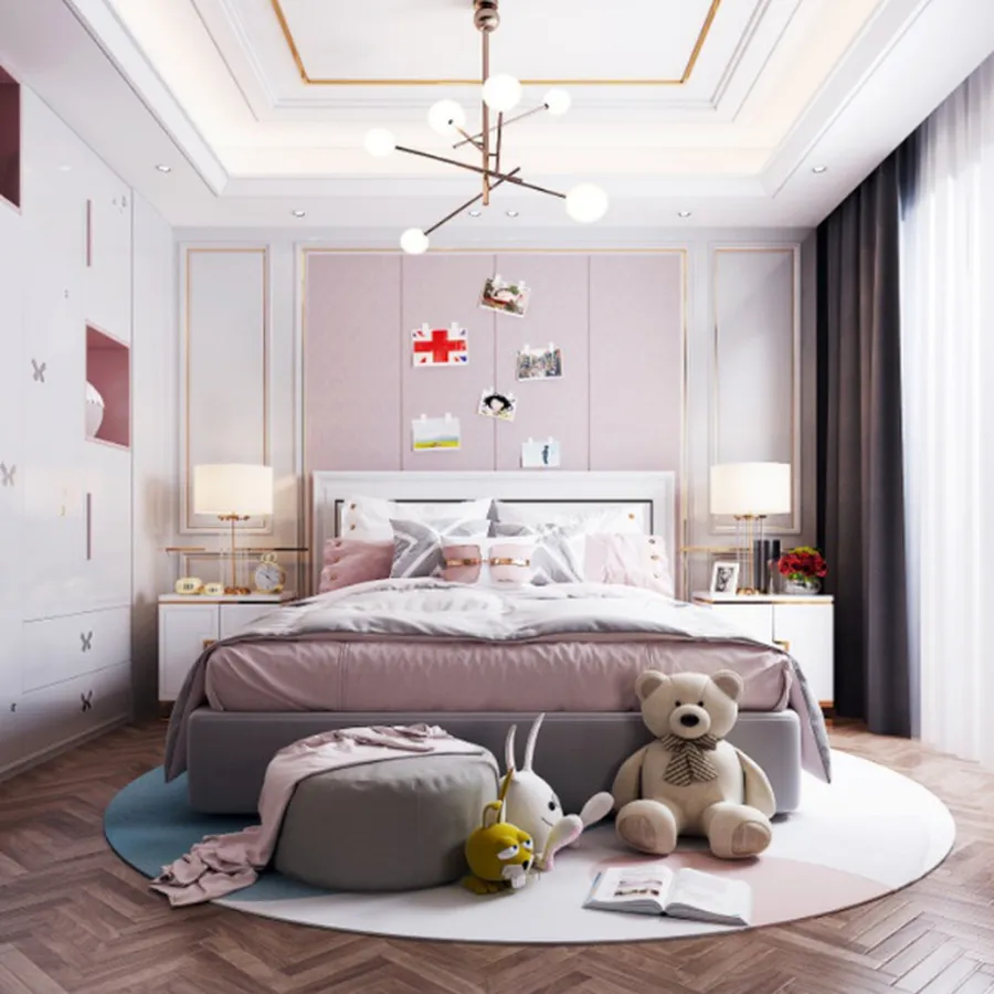 Mẫu Decor Phòng Ngủ Bé Gái Phong Cách Hiện Đại