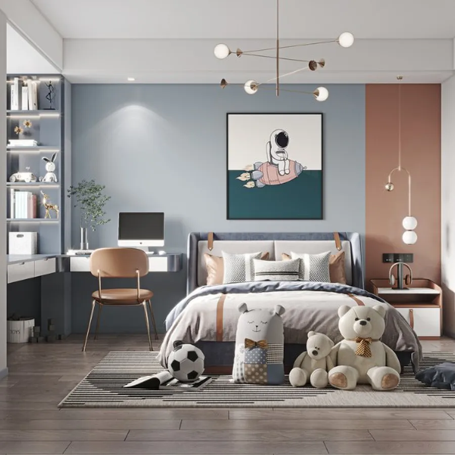 Mẫu Nội Thất Cho Bé Trai Cao Cấp Sang Trọng