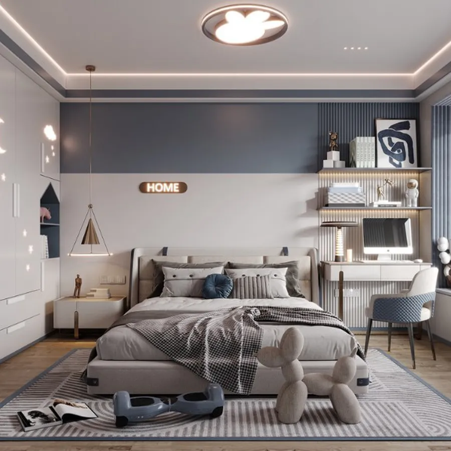 Mẫu Thiết Kế Phòng Ngủ Trẻ Em Đẹp Hiện Đại