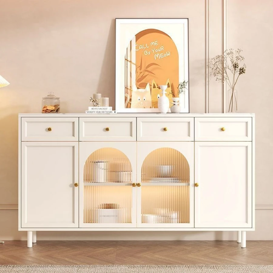Tủ Để Đồ Nhà Bếp Màu Trắng Gỗ MDF Chất Lượng