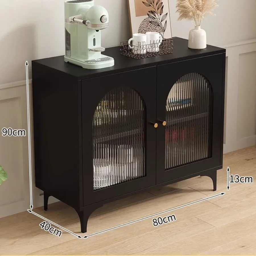 Tủ Đựng Đồ Khô Kết Hợp Cánh Kính Đẹp Hiện Đại