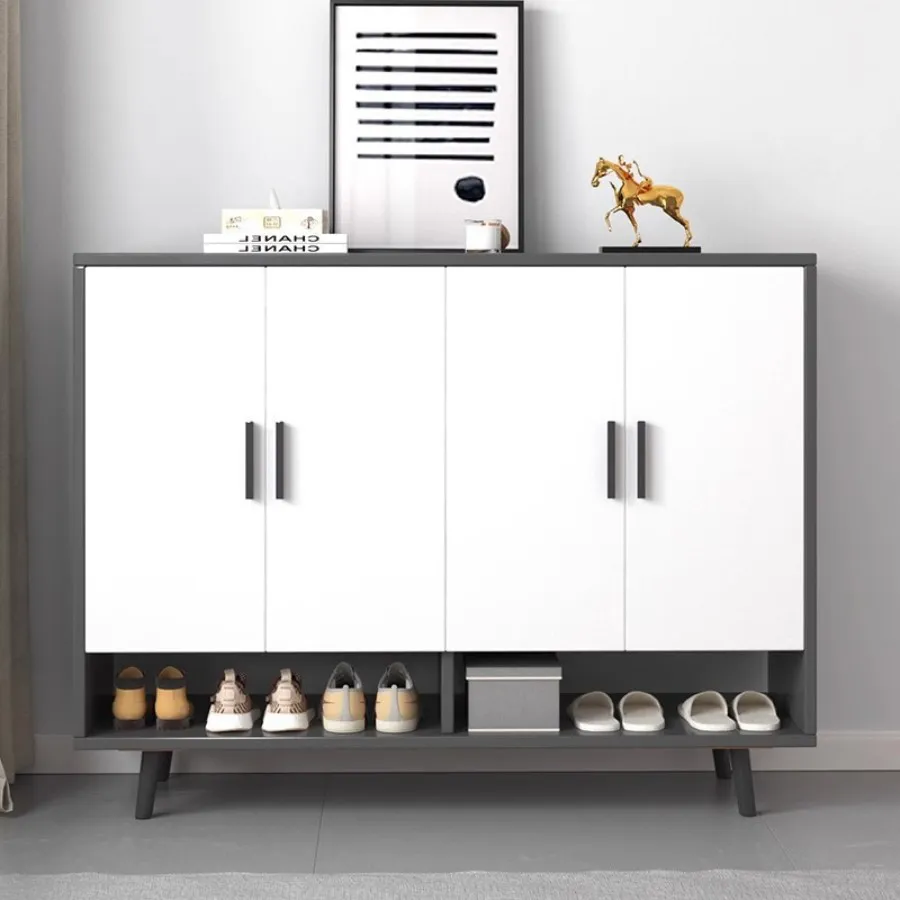 Tủ Giày Dép Gỗ Công Nghiệp Phối Màu Đẹp