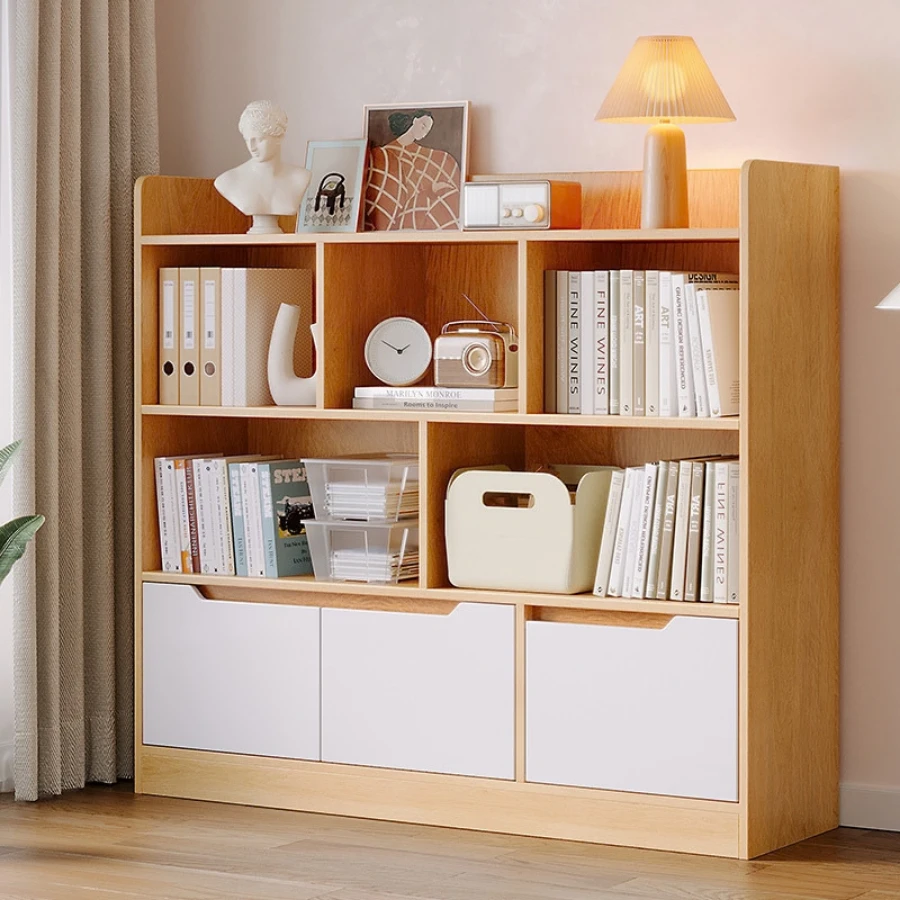 Tủ Kệ Sách Gỗ Công Nghiệp Nhỏ Gọn Hiện Đại