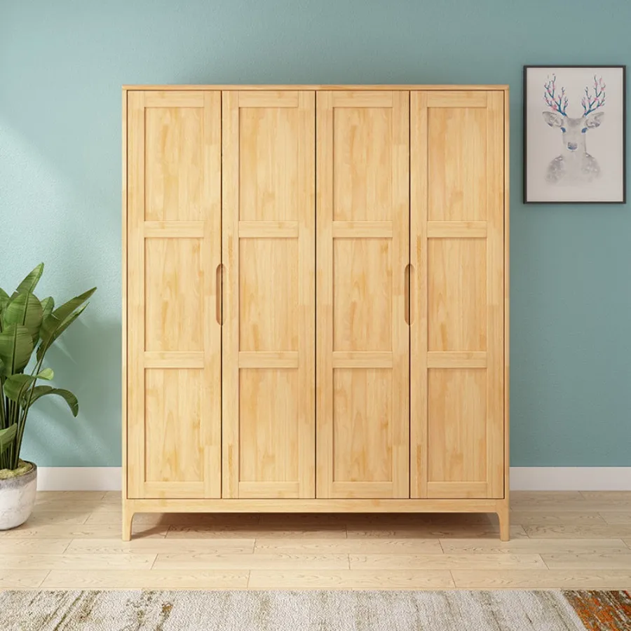 Tủ Quần Áo Gỗ Ghép Sồi Cao Cấp