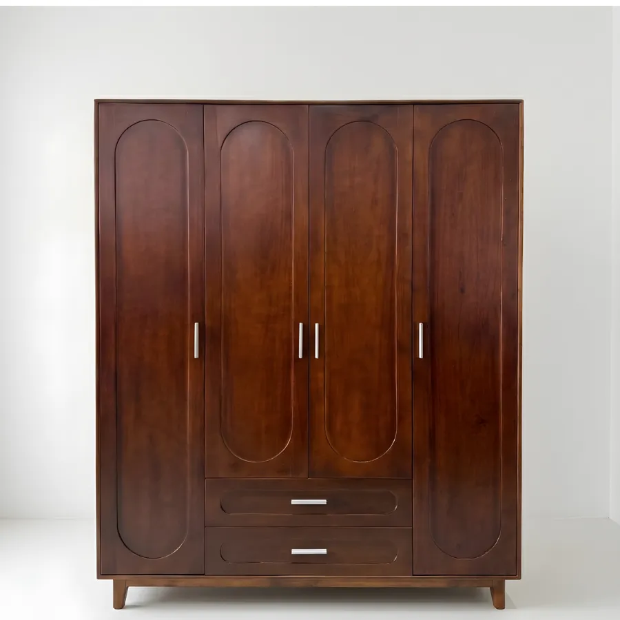 Tủ Quần Áo Gỗ Tự Nhiên Đẹp Bền Hiện Đại