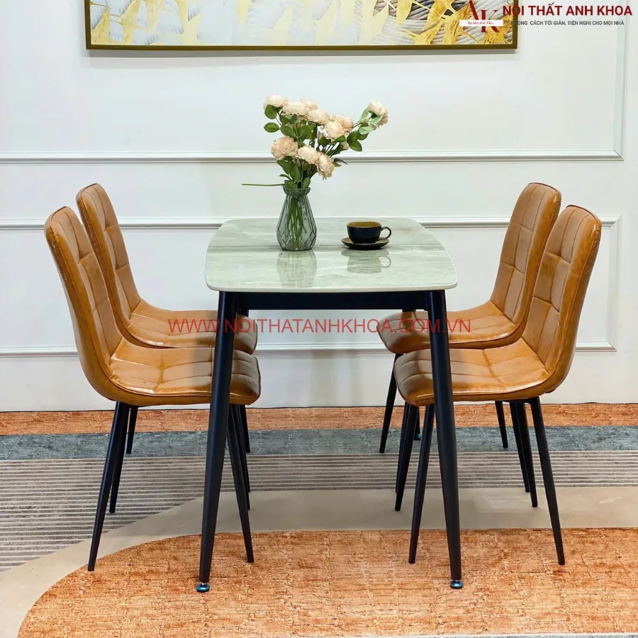 Bàn Ăn 4 Ghế Giá Rẻ Hiện Đại