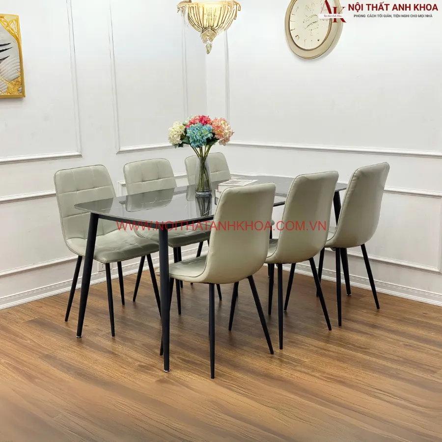 Bộ Bàn Ăn Thông Minh 6 Ghế Đẹp