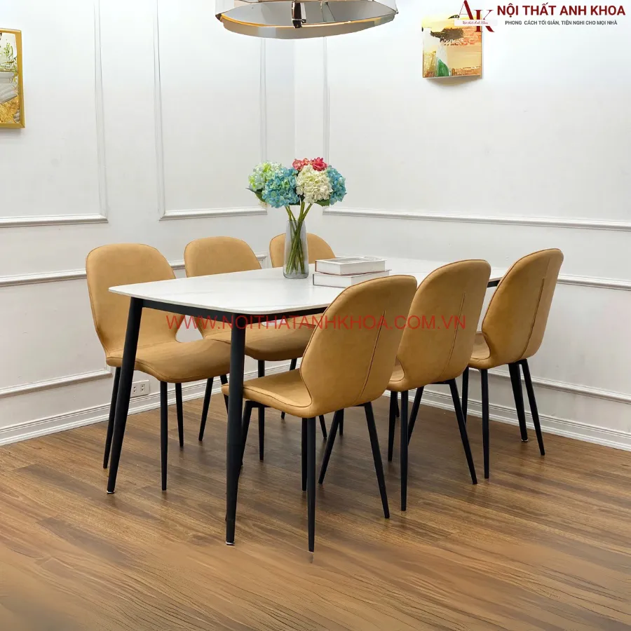 Bàn Ăn 6 Ghế Thông Minh