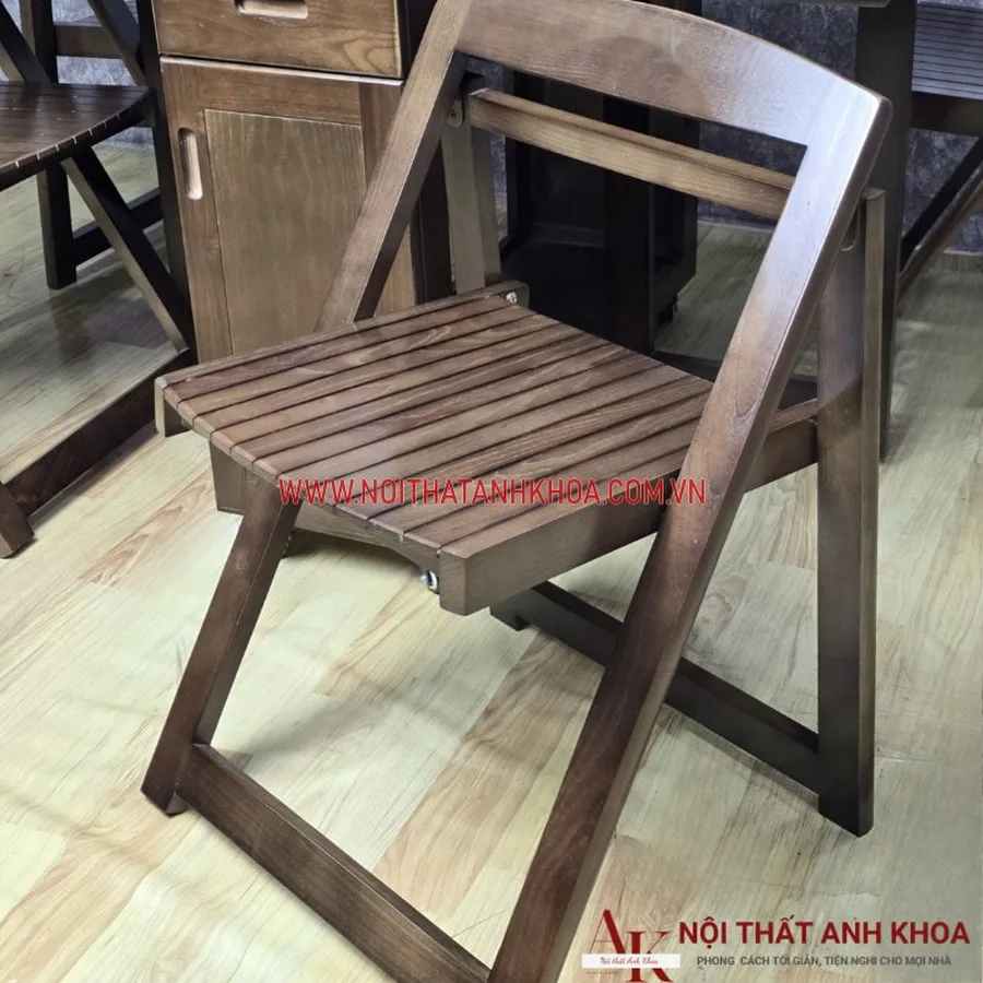 Bàn Ăn Gấp Gọn Gỗ Tự Nhiên Bền Đẹp