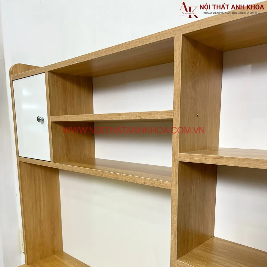 Bàn Học Có Kệ Sách Gỗ Công Nghiệp