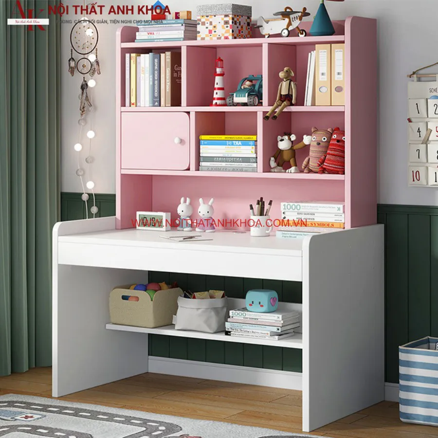 Bàn Học Sinh Gỗ Công Nghiệp Cho Bé Đẹp Cao Cấp
