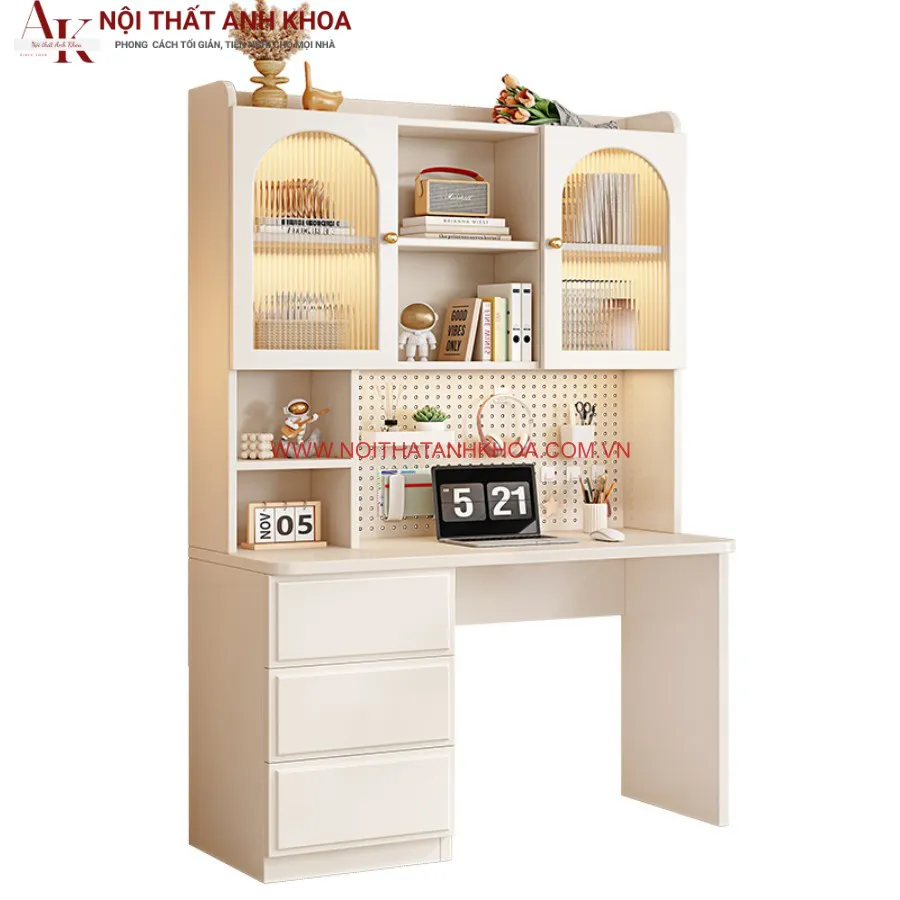 Bàn Học Kèm Giá Sách Đẹp Hiện Đại Giá Tốt