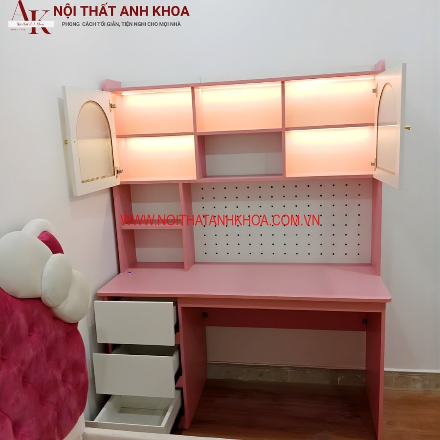 Bàn Học Kèm Giá Sách Đẹp Hiện Đại Giá Tốt