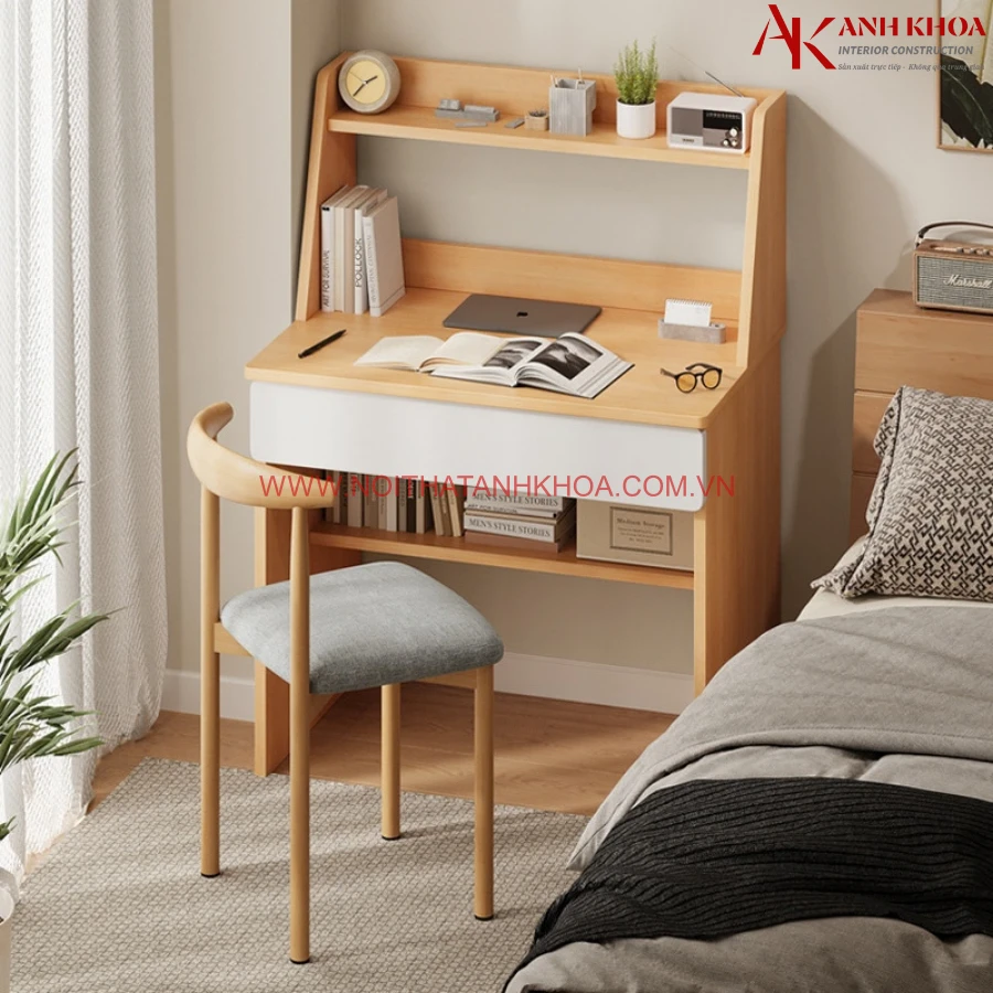 Bàn Học Mini Cho Bé Có Giá Sách Giá Rẻ