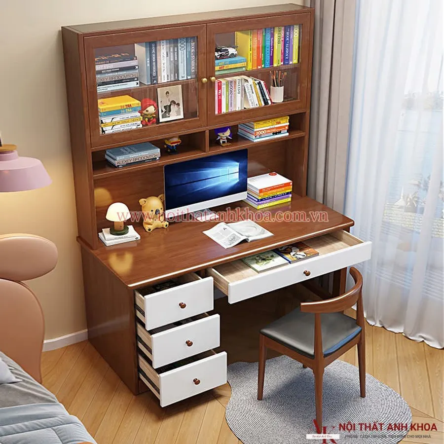 Bàn Học Sinh Gỗ Công Nghiệp Thông Minh Cho Bé