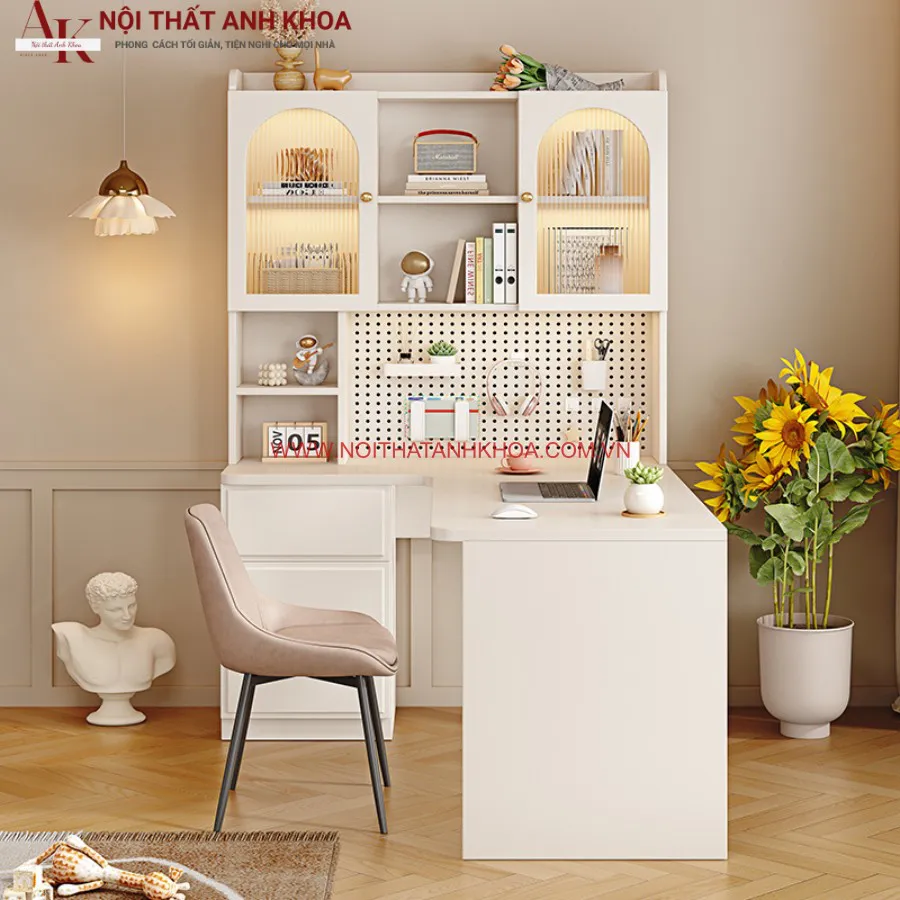 Bàn Học Thông Minh Góc L Cho Bé