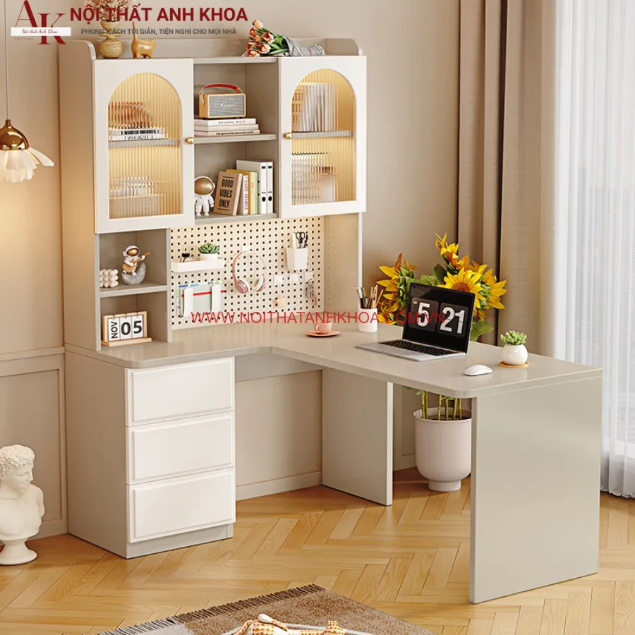 Bàn Học Thông Minh Góc L Cho Bé