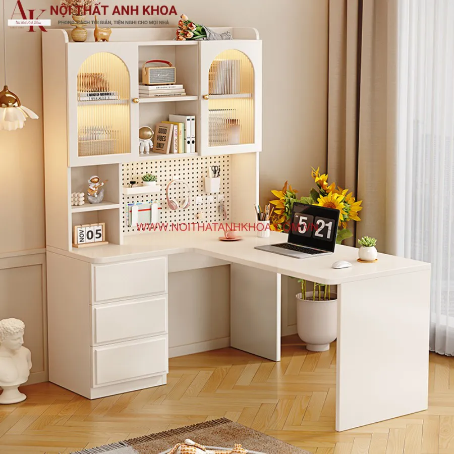 Bàn Học Thông Minh Góc L Cho Bé