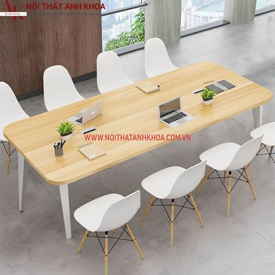 Bàn Họp Đẹp Cho Văn Phòng Gỗ Công Nghiệp Hiện Đại