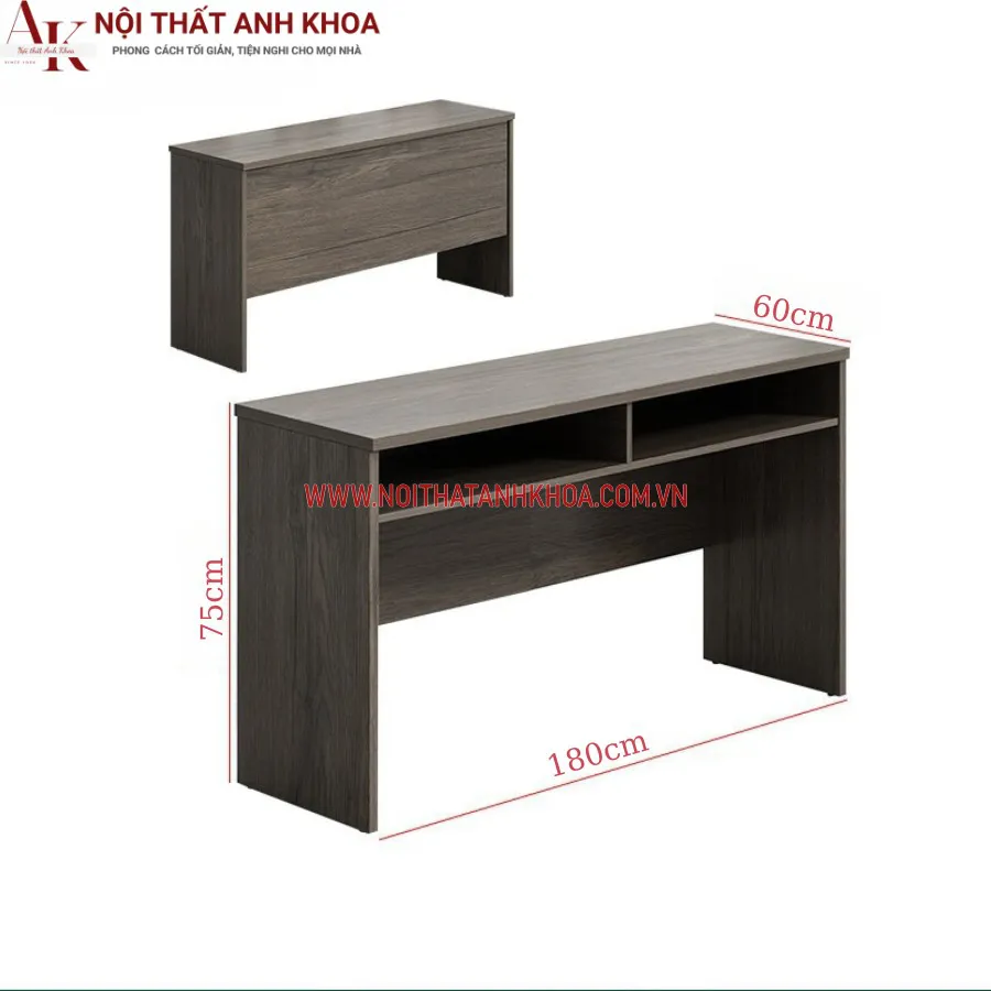 Bàn Họp Văn Phòng Gỗ Công Nghiệp Màu Gỗ Đẹp Hiện Đại