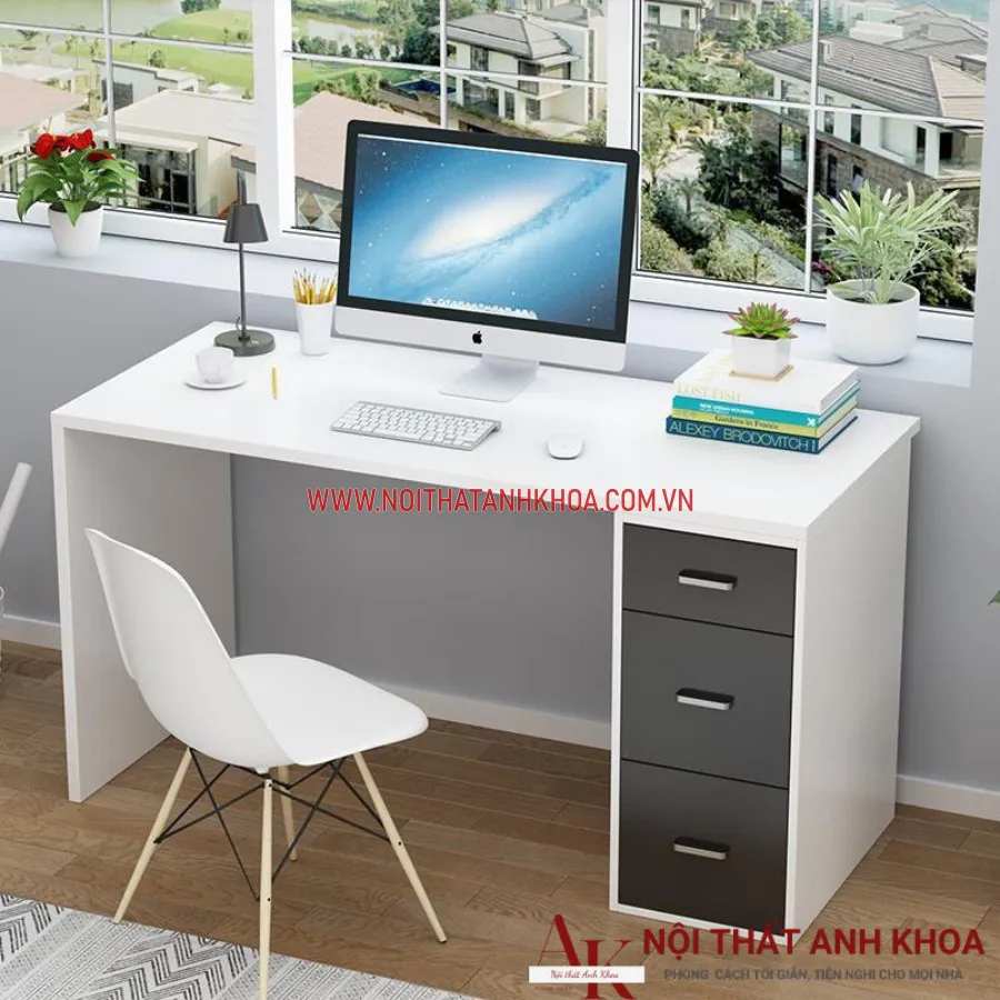 Bàn Làm Việc Giá Rẻ Gỗ Công Nghiệp