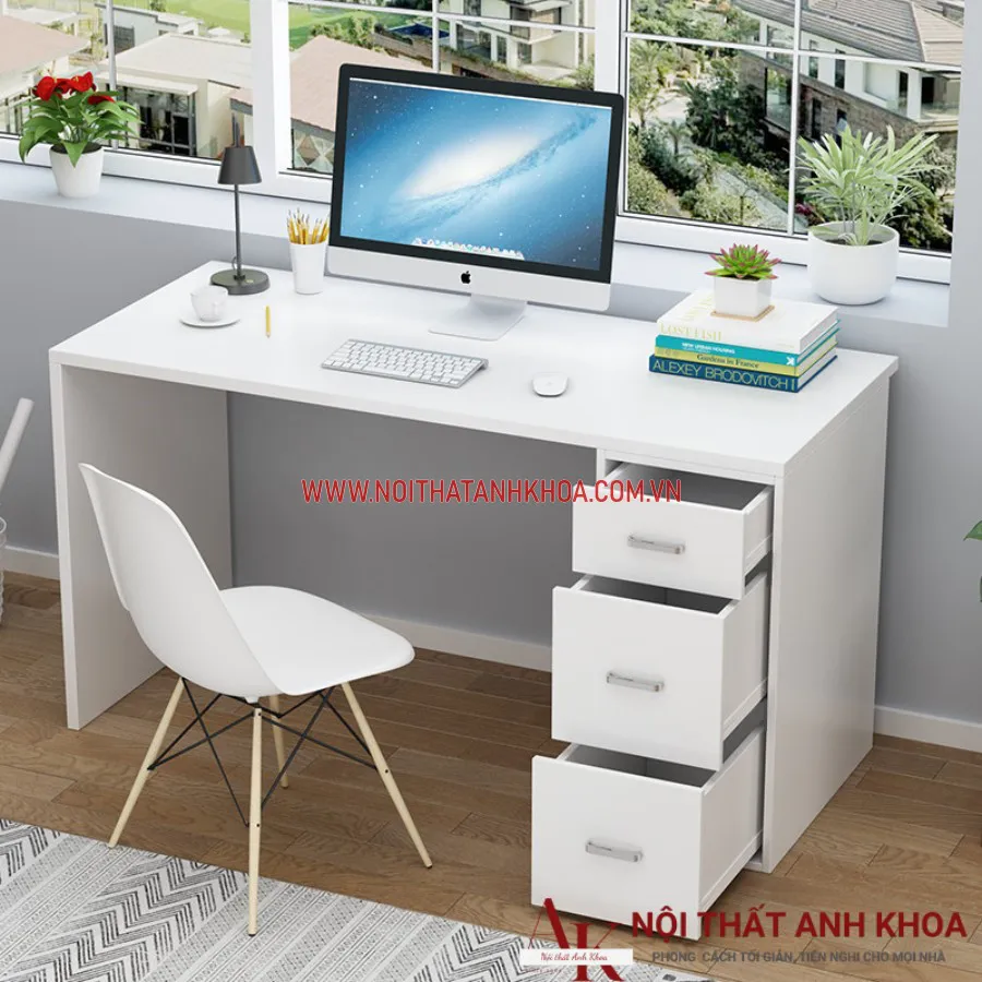 Bàn Làm Việc Giá Rẻ Gỗ Công Nghiệp