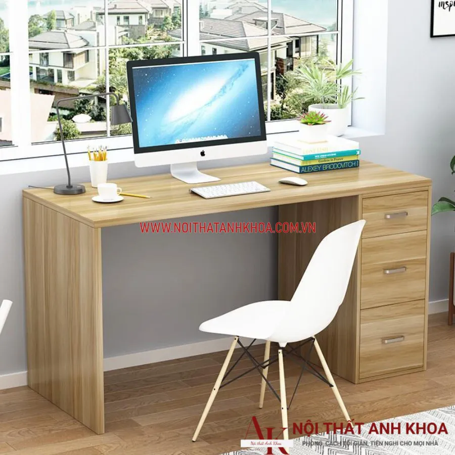 Bàn Làm Việc Giá Rẻ Gỗ Công Nghiệp