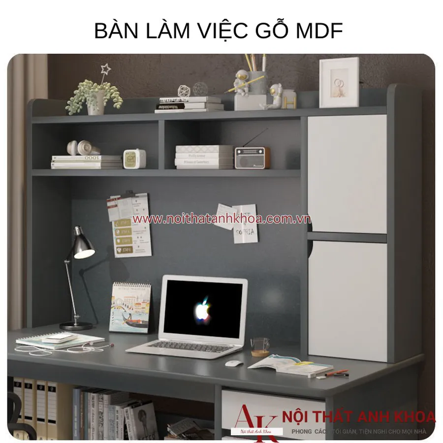 Bàn Làm Việc Gỗ Công Nghiệp Giá Rẻ Thiết Kế Tiện Lợi