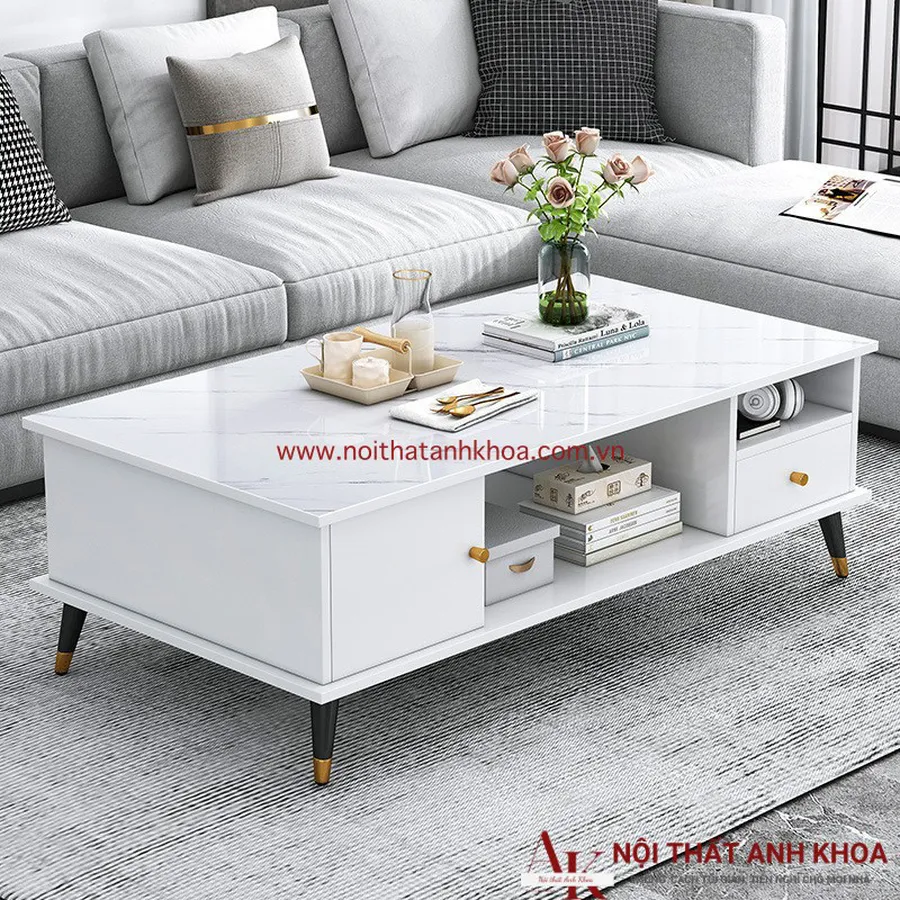 Bàn Sofa Phòng Khách Gỗ MDF Đẹp Hiện Đại