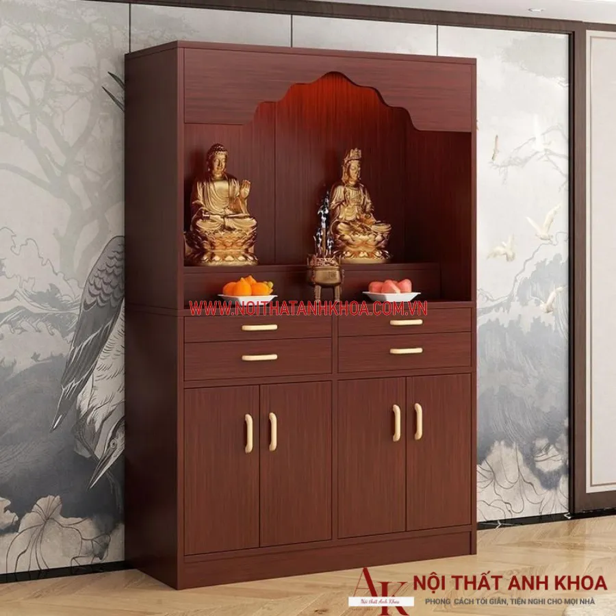 Bàn Thờ Gỗ Công Nghiệp Đơn Giản Giá Tốt