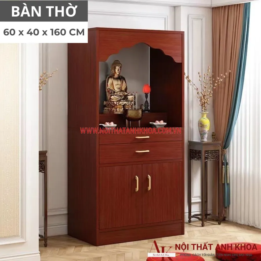 Bàn Thờ Gỗ Công Nghiệp Đơn Giản Giá Tốt