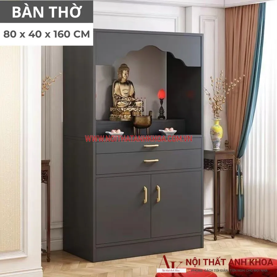 Bàn Thờ Gỗ Công Nghiệp Đơn Giản Giá Tốt