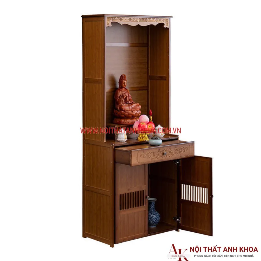 Bàn Thờ Phật Quan Âm Gỗ Công Nghiệp Giá Tốt