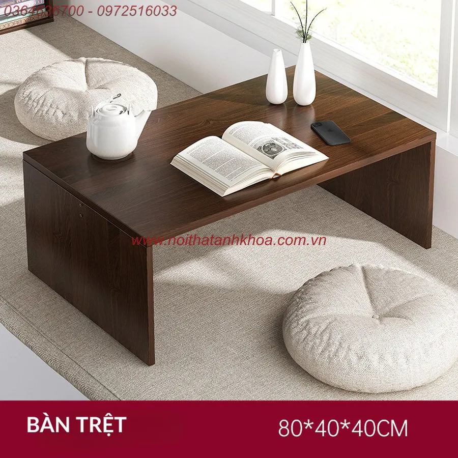 Bàn Trà Ngồi Trệt Đẹp Hiện Đại Giá Tốt